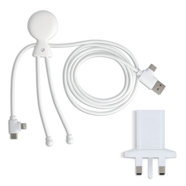 xoopar mr. bio long 60w oplaadkabel met uk plug