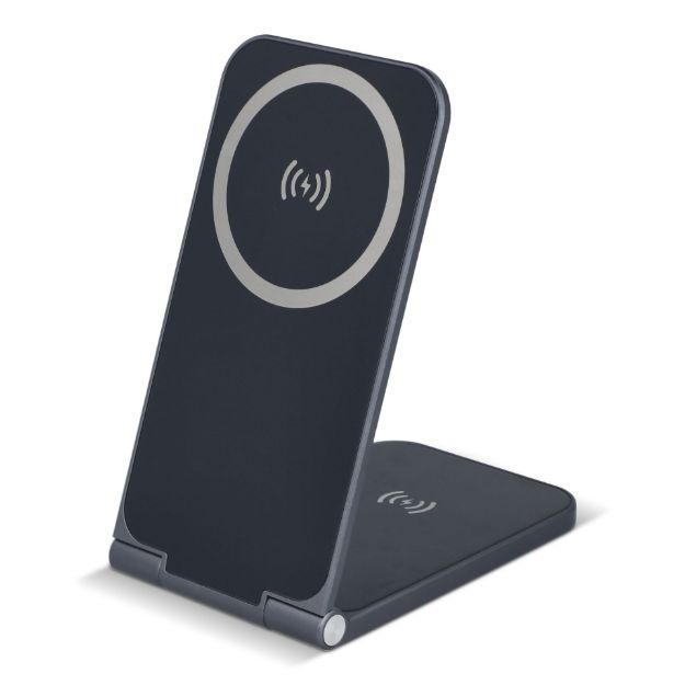 xoopar zero 2 in 1 draadloze oplader magsafe