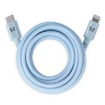 fresh 'n rebel usb-c apple lightning oplaadkabel - blauw