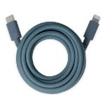 fresh 'n rebel usb-c apple lightning oplaadkabel - blauw