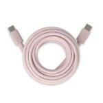fresh 'rebel usb-c to usb-c kabel 2m - roze