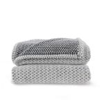 sagaform anni r-pet fleece deken - grijs