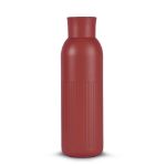 sagaform tekla push stalen fles met drukdop 500 ml - bordeaux