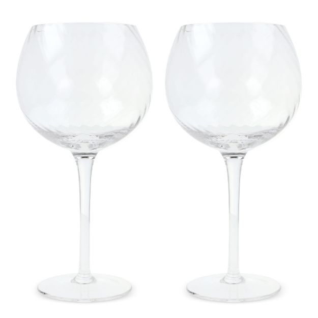 byon opacity set van 2 wijnglazen 470 ml