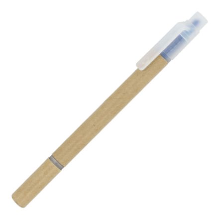 papieren tekstmarker balpen