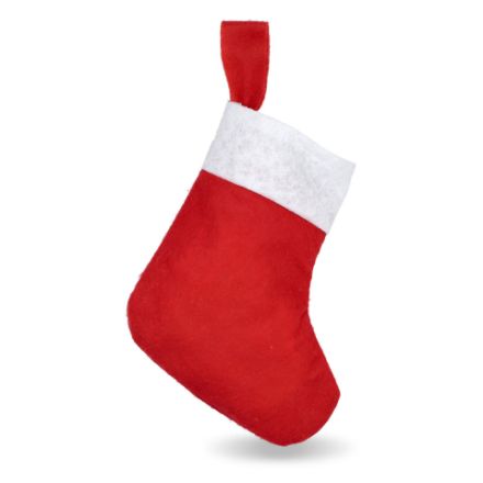 vilten kerstsok 20 cm