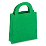 vilten geschenktasje 15 x 21 cm - groen