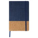 notitieboek r-pet kurk a5 - blauw
