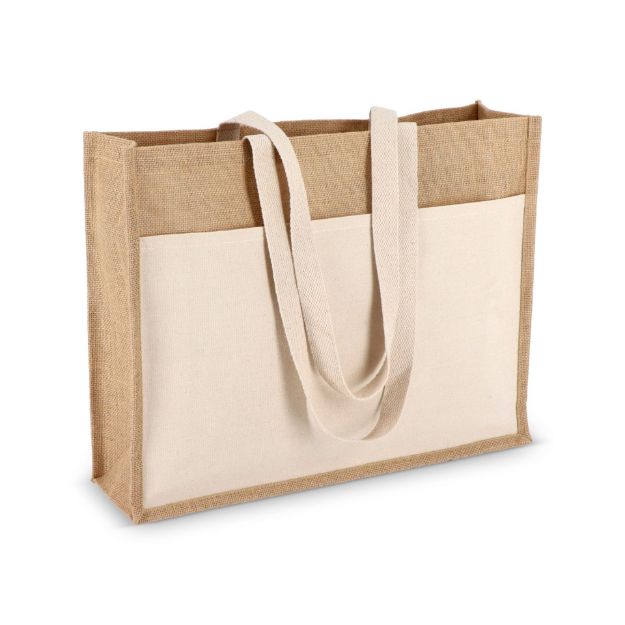 jute tote bag oeko-tex® 45 x 12 x 35cm 320g/m2
