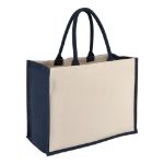 jute-katoen tote oeko-tex® 32g/m2 - blauw