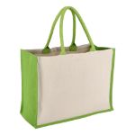 jute-katoen tote oeko-tex® 32g/m2 - groen