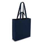 katoen tote oeko-tex® 38 x 10 x 42cm 140g/m2 - blauw