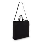 katoen tote oeko-tex® 40 x 13 x 44cm 220g/m2 - zwart