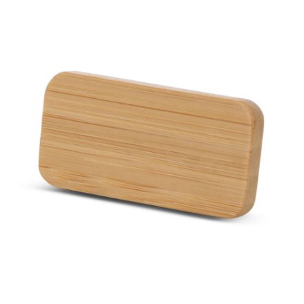 naambadge bamboe met speld