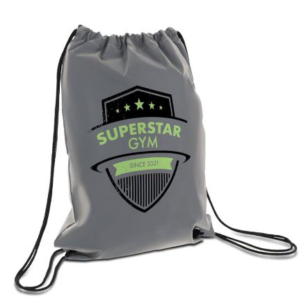 rugzak trekkoord reflecterend 30 x 40cm