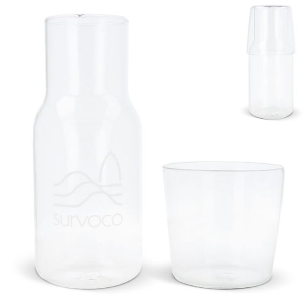 karaf 550 ml en drinkglas 250 ml set