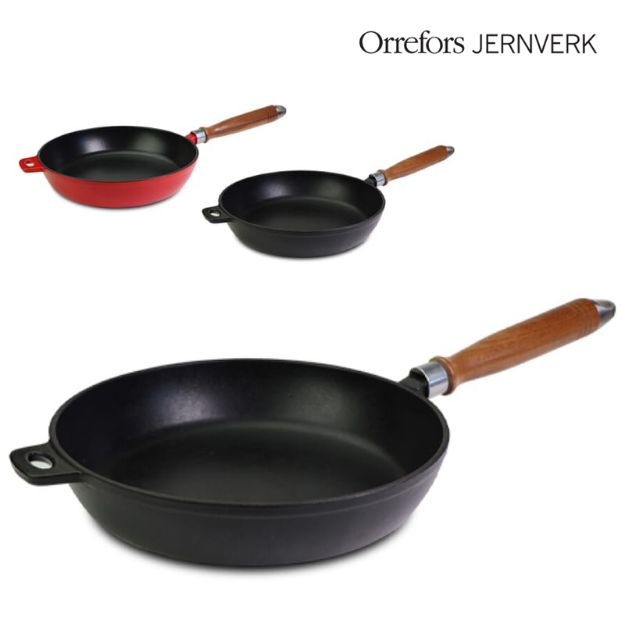 orrefors jernverk koekenpan 26.5cm gietijzer