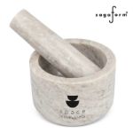 sagaform sten vijzel van travertijnmarmer