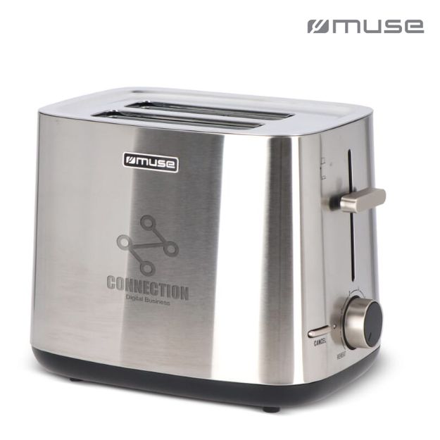 muse toaster roestvrij staal