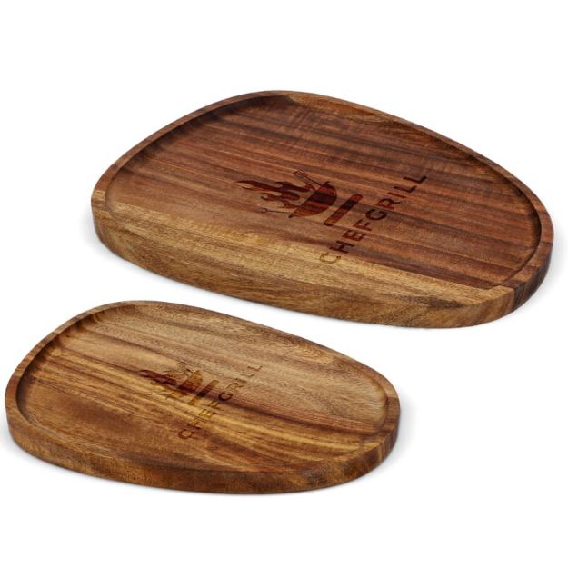 insideout 2-pack houten dienblaadjes