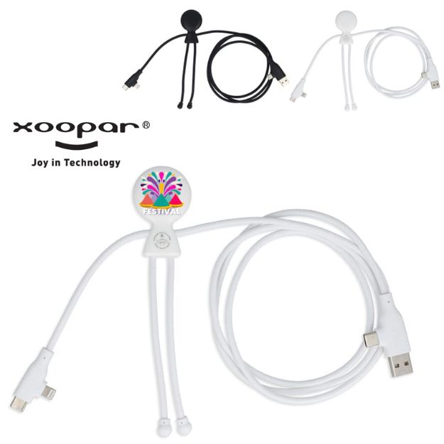 xoopar mr. bio long 60 w pd multi oplaadkabel 1,2m