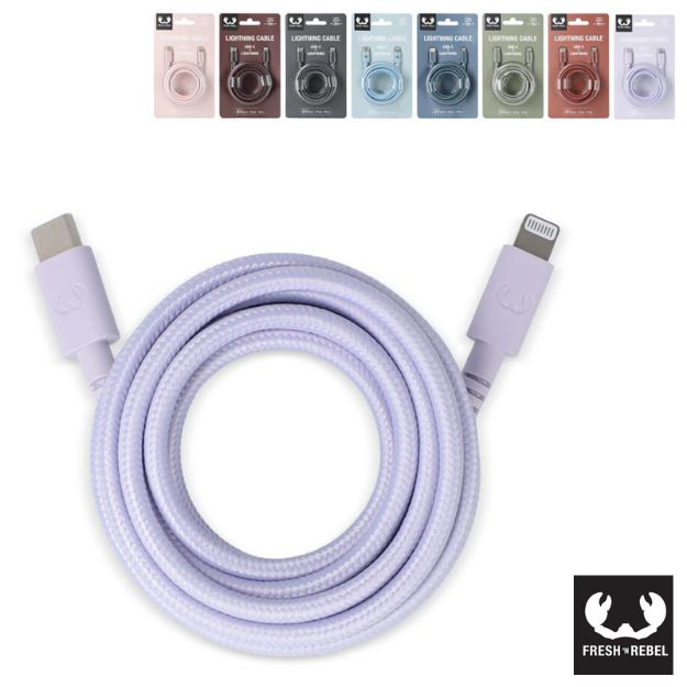 fresh 'n rebel usb-c apple lightning oplaadkabel