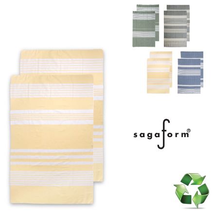 sagaform ella hamamdoek 2-pack 50x70cm