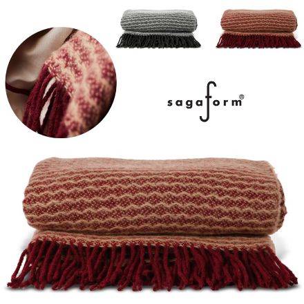 sagaform ulli 100% new zeeland wool deken