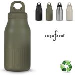 sagaform truls stalen fles handige openklik 500 ml