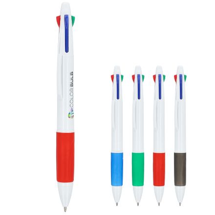 4-kleuren balpen met grip