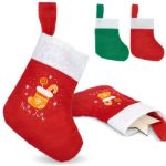 vilten kerstsok 20 cm