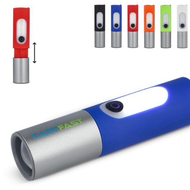 oplaadbare 10 w led-zaklamp met zoomfunctie 300 lm