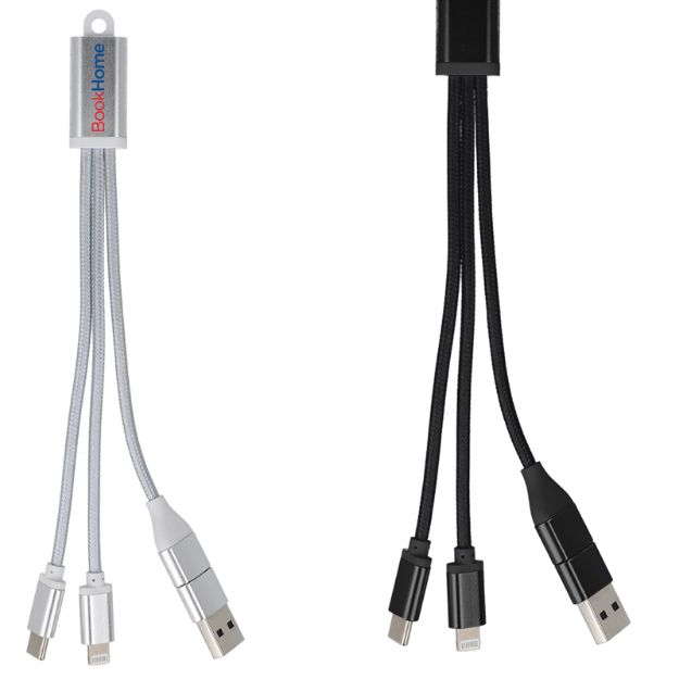 2-in-1 oplaadkabel usb-a/c naar usb-c