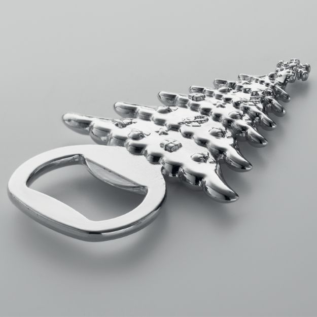 flesopener kerstpatroon in zinklegering