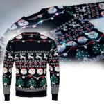 kersttrui met 10 led lampjes l/xl