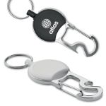 intrekbare badgehouder en flesopener