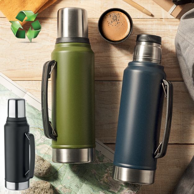 dubbelwandige fles 1 liter