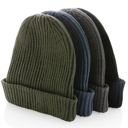 impact aware polylana dubbel gebreide beanie