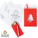 kerstset om in te kleuren hilvira