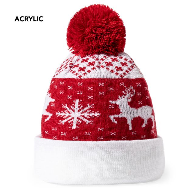 kerstmuts met pompom elenix