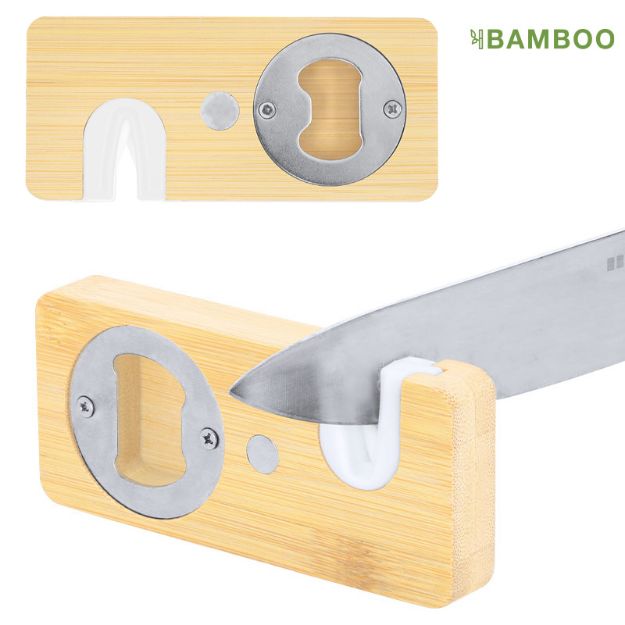 opener slijper bamboe magnetisch stowel