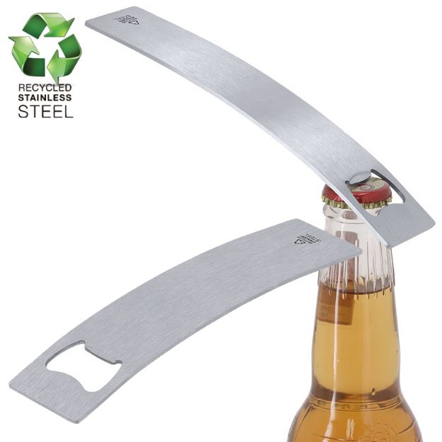 flesopener recycled roestvrij staal azaria