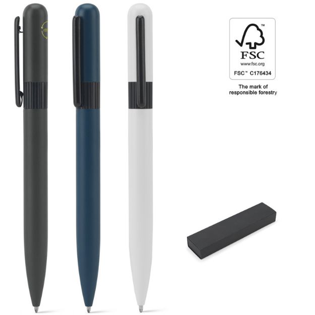 elsie round. metalen balpen - 60% gerecycleerd