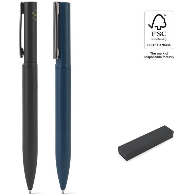 elsie. elegante metalen balpen - 60% gerecycleerd