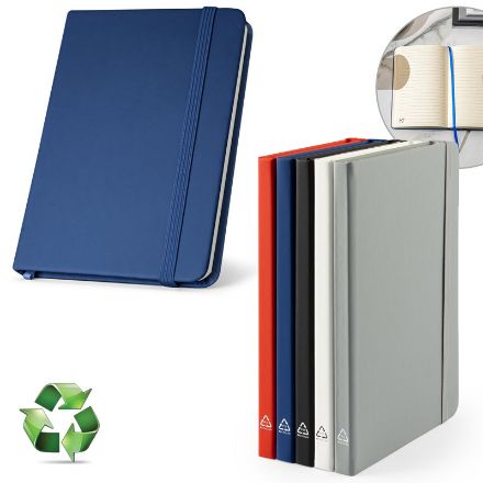 campus. a5 notitieblok met harde kaft in pu