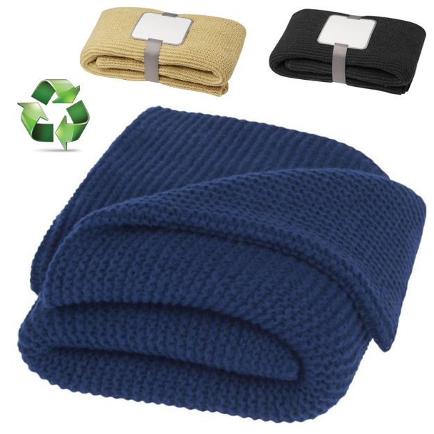 suzy 150 x 120 cm deken van gebreid grs-polyester