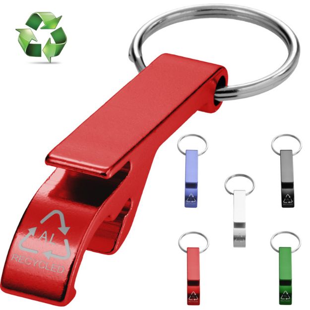 tao fles- en blikopener van recycled aluminium