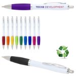 nash balpen van gerecycled plastic - zwarte inkt