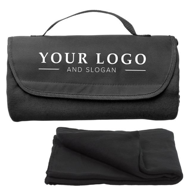 fleece deken (165 gr/m2) met draagband helga