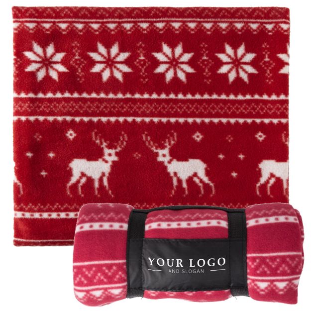 polar fleece rendier deken (180 gr/m2) jane